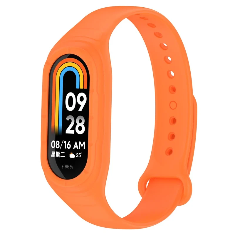 Xiaomi Smart Band 8 silicone strap with integrated cover