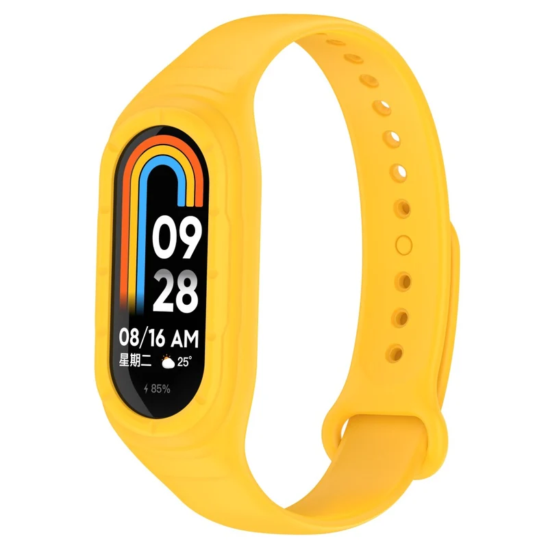 Xiaomi Smart Band 8 silicone strap with integrated cover