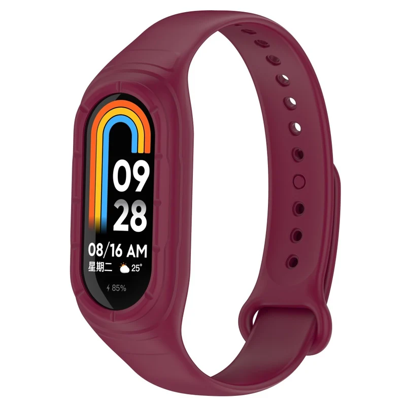 Xiaomi Smart Band 8 silicone strap with integrated cover