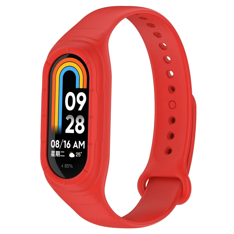 Xiaomi Smart Band 8 silicone strap with integrated cover