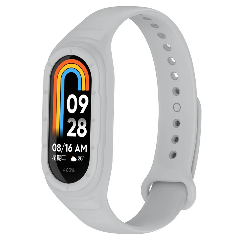Xiaomi Smart Band 8 silicone strap with integrated cover