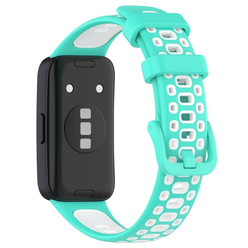 Huawei Band 8 dual color silicone strap - Black / Red