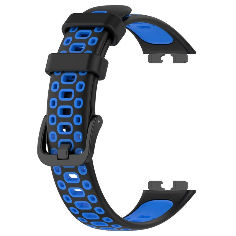 Huawei Band 8 dual color silicone strap - Black / Red