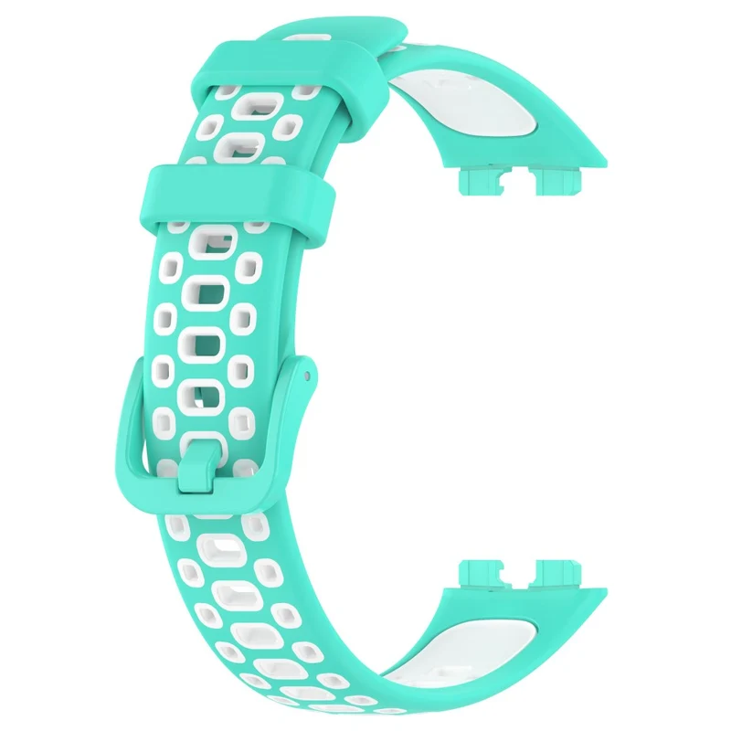 Huawei Band 8 dual color silicone strap - Black / Red