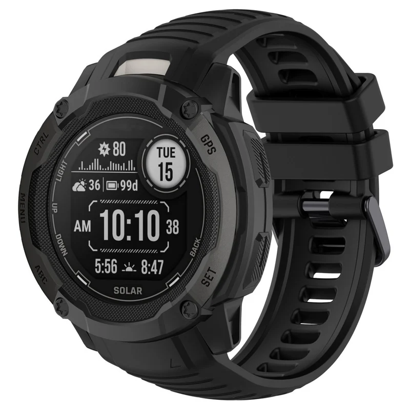 22mm Garmin Instinct 2X silicone strap