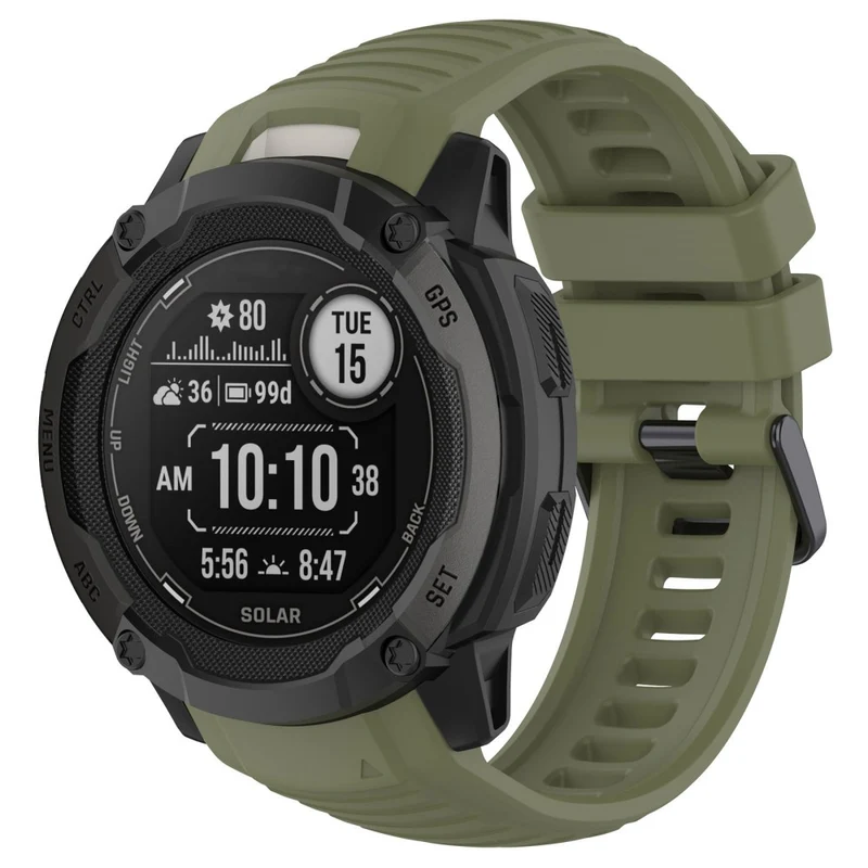 22mm Garmin Instinct 2X silicone strap