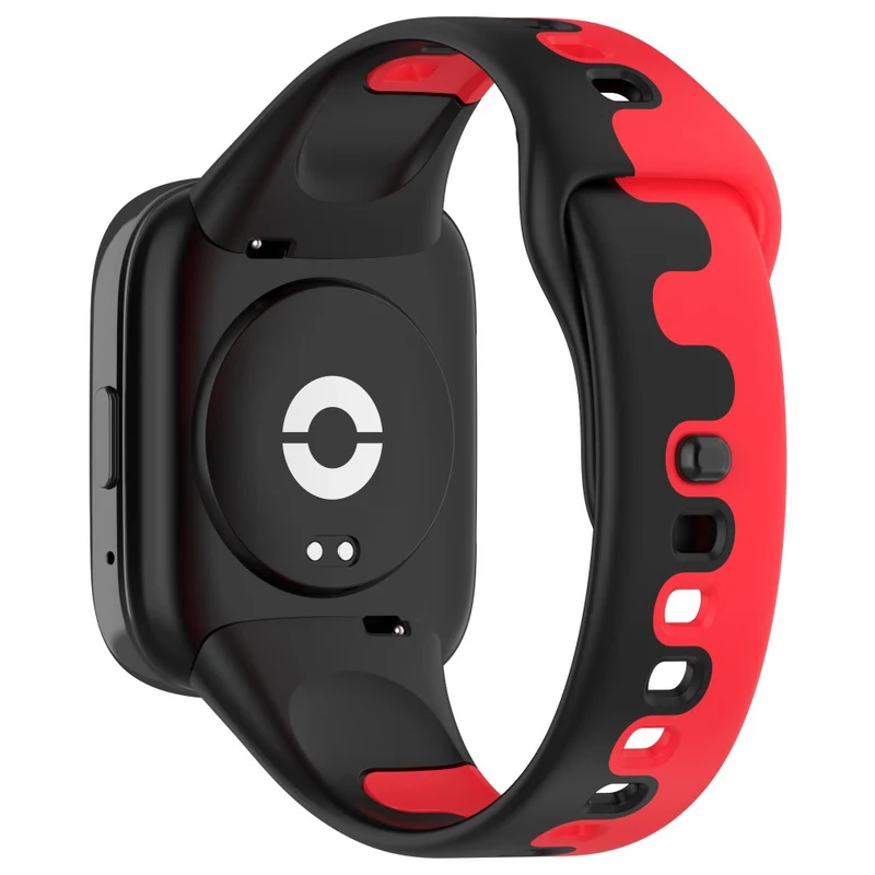 Xiaomi Redmi Watch 3 Active / Lite 3 splicing color silicone strap - Black / White