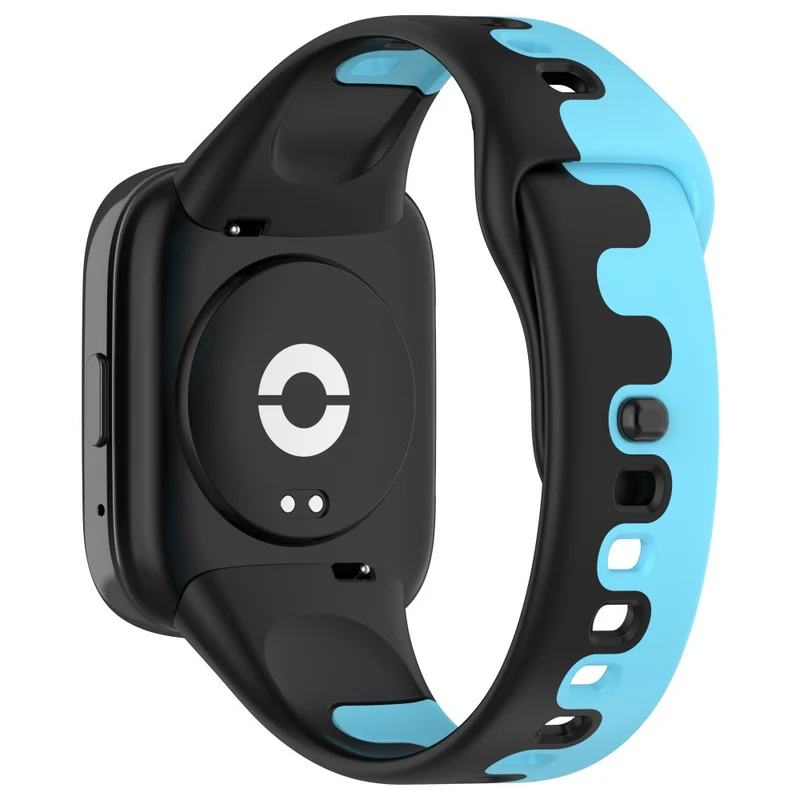 Xiaomi Redmi Watch 3 Active / Lite 3 splicing color silicone strap - Black / White