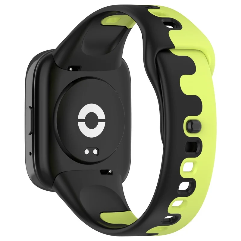 Xiaomi Redmi Watch 3 Active / Lite 3 splicing color silicone strap - Black / White