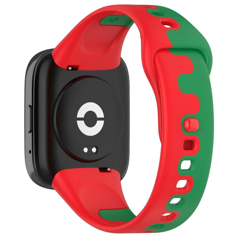 Xiaomi Redmi Watch 3 Active / Lite 3 splicing color silicone strap - Black / White