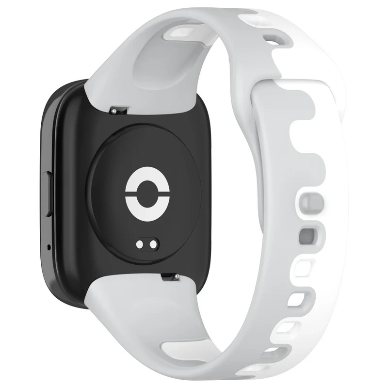 Xiaomi Redmi Watch 3 Active / Lite 3 splicing color silicone strap - Black / White