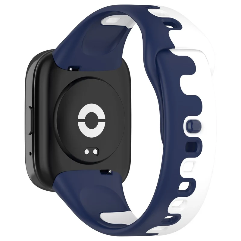 Xiaomi Redmi Watch 3 Active / Lite 3 splicing color silicone strap - Black / White