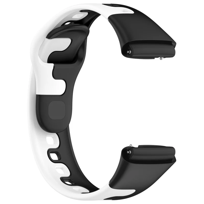 Xiaomi Redmi Watch 3 Active / Lite 3 splicing color silicone strap - Black / White