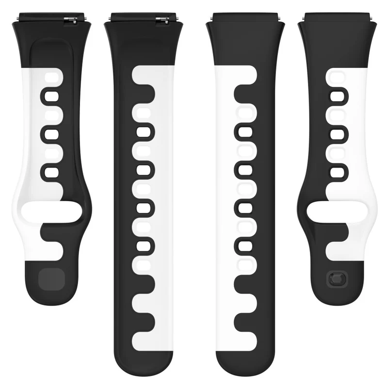 Xiaomi Redmi Watch 3 Active / Lite 3 splicing color silicone strap - Black / White