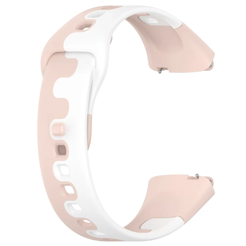 Xiaomi Redmi Watch 3 Active / Lite 3 splicing color silicone strap - Black / White