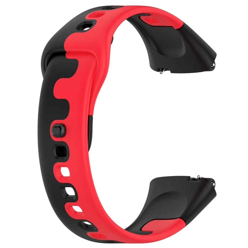 Xiaomi Redmi Watch 3 Active / Lite 3 splicing color silicone strap - Black / White