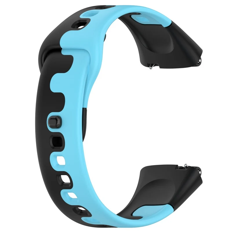Xiaomi Redmi Watch 3 Active / Lite 3 splicing color silicone strap - Black / White