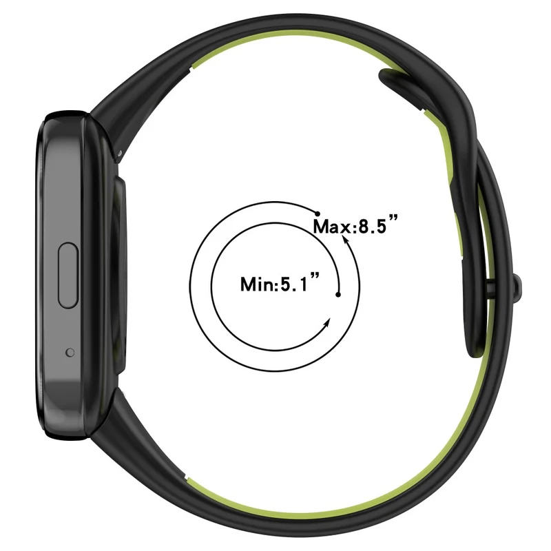 Xiaomi Redmi Watch 3 Active / Lite 3 splicing color silicone strap - Black / White