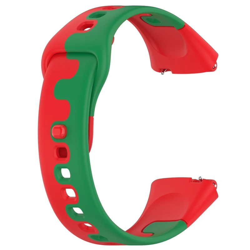 Xiaomi Redmi Watch 3 Active / Lite 3 splicing color silicone strap - Black / White