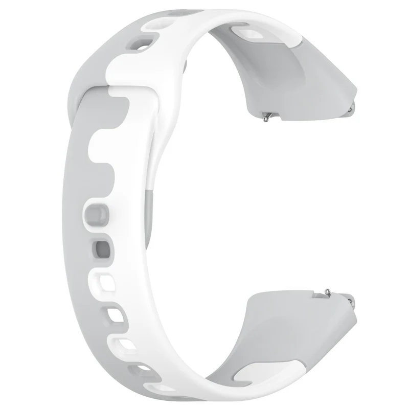Xiaomi Redmi Watch 3 Active / Lite 3 splicing color silicone strap - Black / White