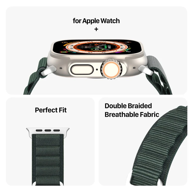 DUX DUCIS GS series for Apple Watch Series 8 (45mm) / Watch Ultra rugged loop strap