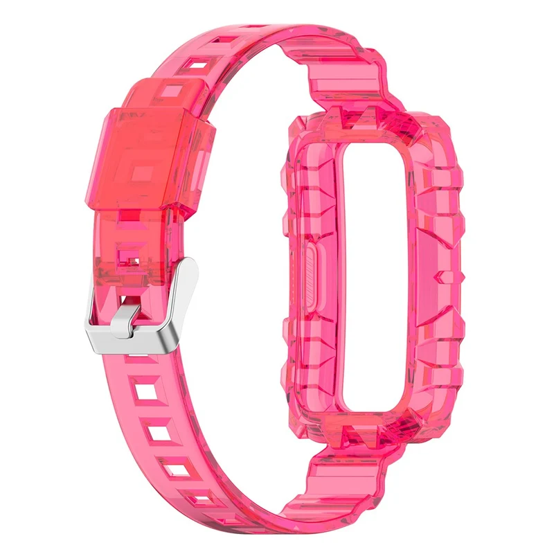 Clear style strap with cover for Huawei and Honor watch - Transparent Green