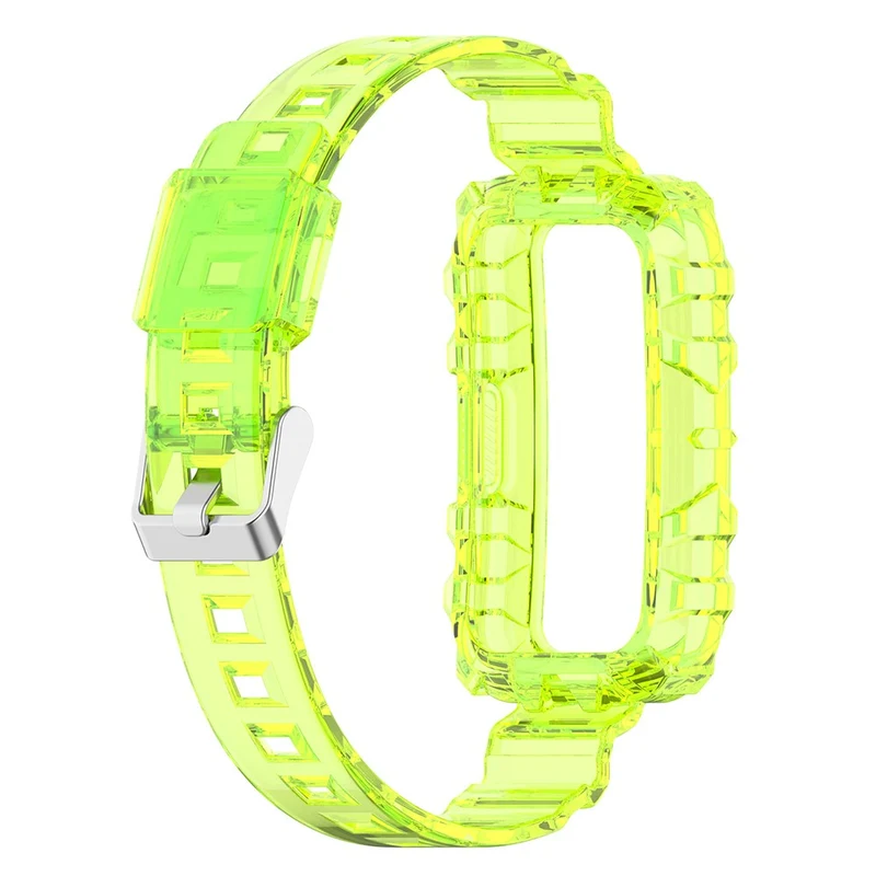 Clear style strap with cover for Huawei and Honor watch - Transparent Green