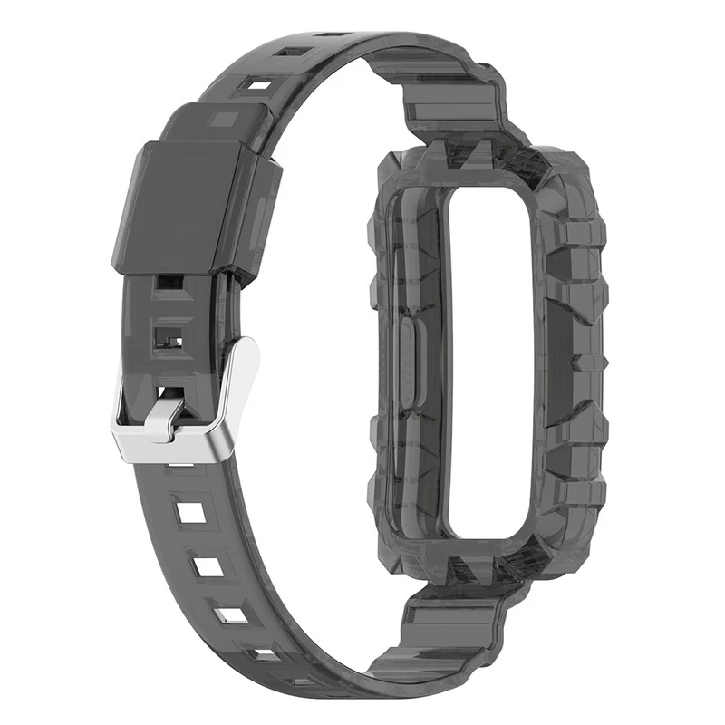 Clear style strap with cover for Huawei and Honor watch - Transparent Green