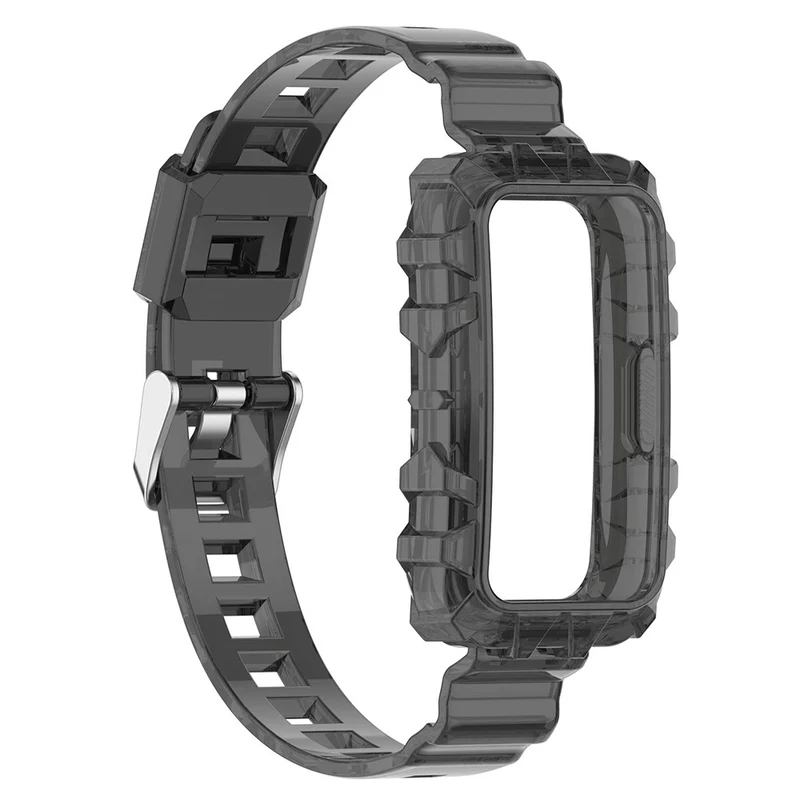 Clear style strap with cover for Huawei and Honor watch - Transparent Green