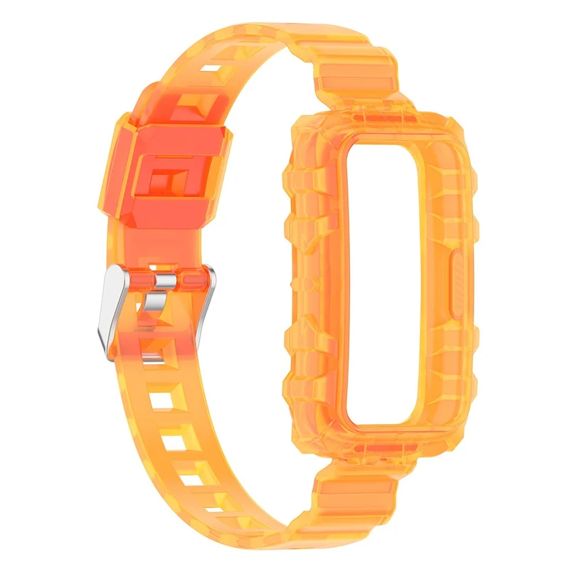 Clear style strap with cover for Huawei and Honor watch - Transparent Green