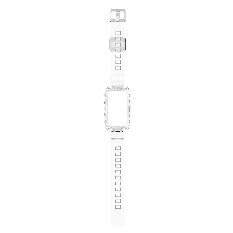Clear style strap with cover for Huawei and Honor watch - Transparent Green