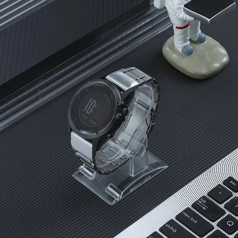 22mm 5 bead style titanium steel strap for Amazfit / Garmin / Coros watch