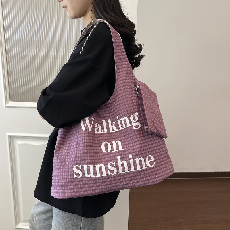 Große Kapazität Leichte Schultertasche
