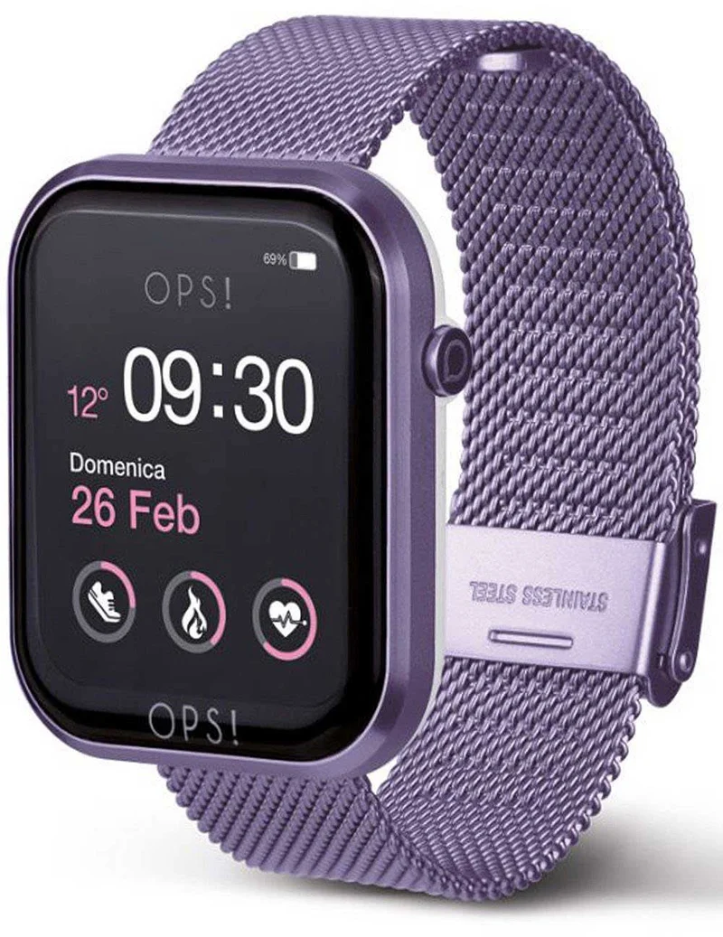 OPS! SMART CALL OPSSW-18 Unisex-Smartwatch • Italienisches Design • Telefonfunktion