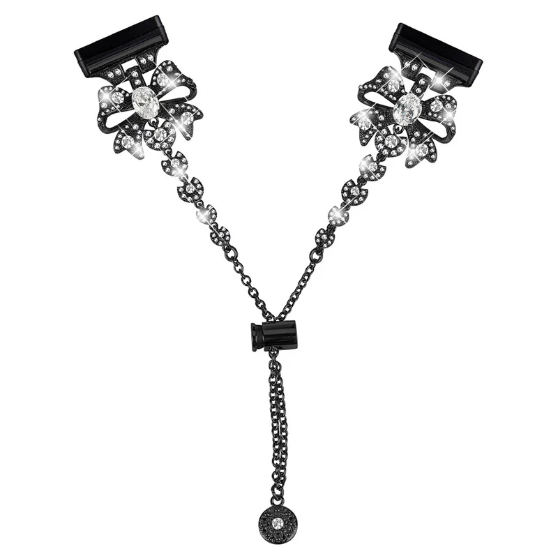 Fitbit Sense / Versa 3 bowknot style rhinestone metal strap