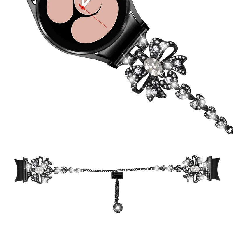 Samsung Galaxy Watch 5 / 4 bowknot style rhinestone metal strap