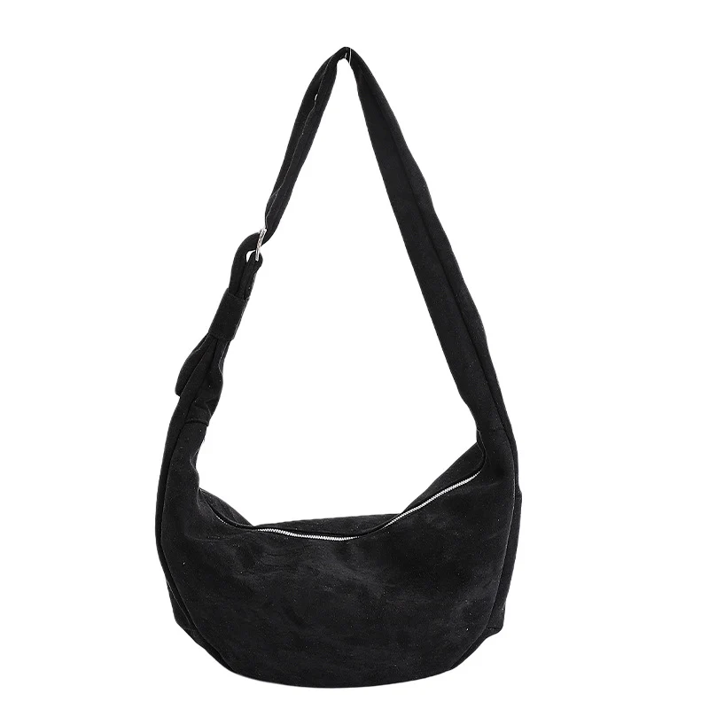 Weiche Wildleder lockere Schultertasche