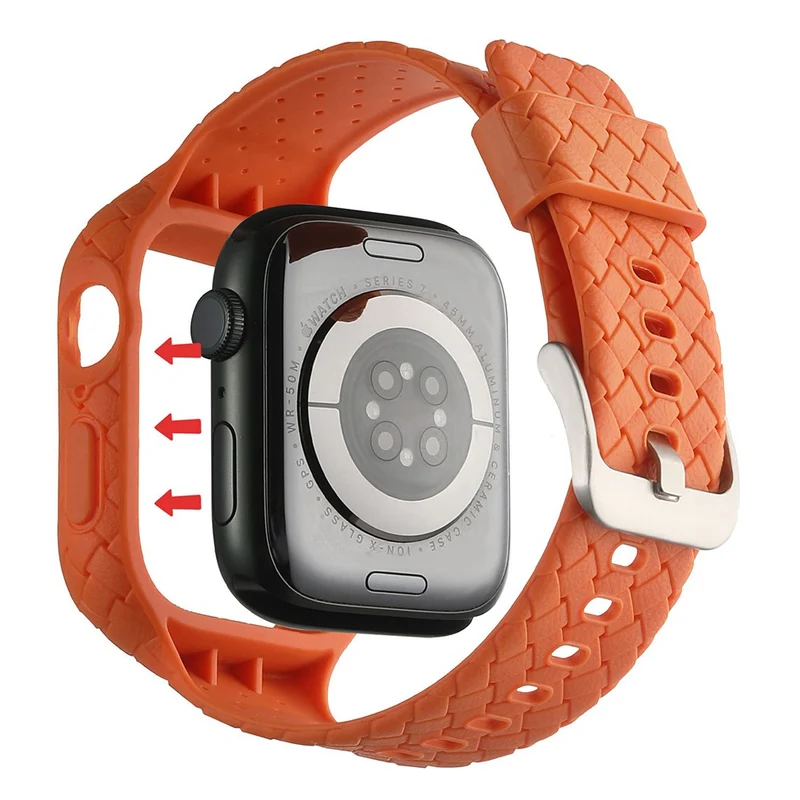 Apple Watch Series 8 (41mm) woven style strap with cover