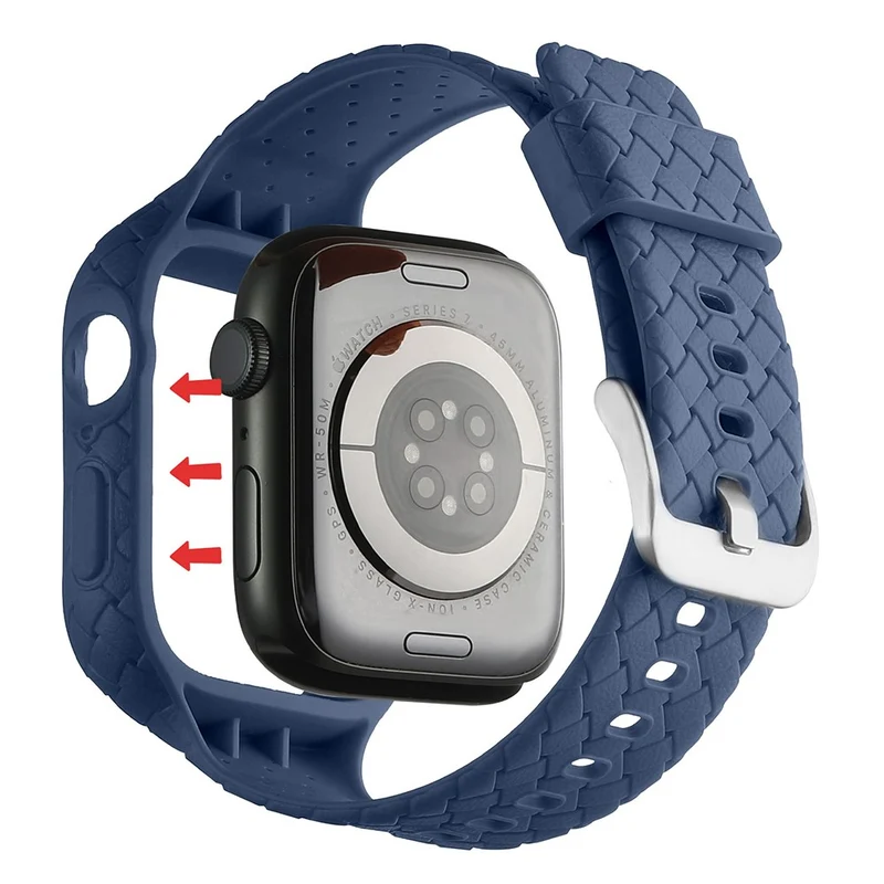 Apple Watch Series 8 (41mm) woven style strap with cover