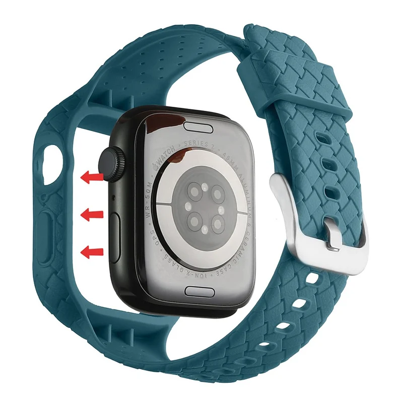 Apple Watch Series 8 (41mm) woven style strap with cover
