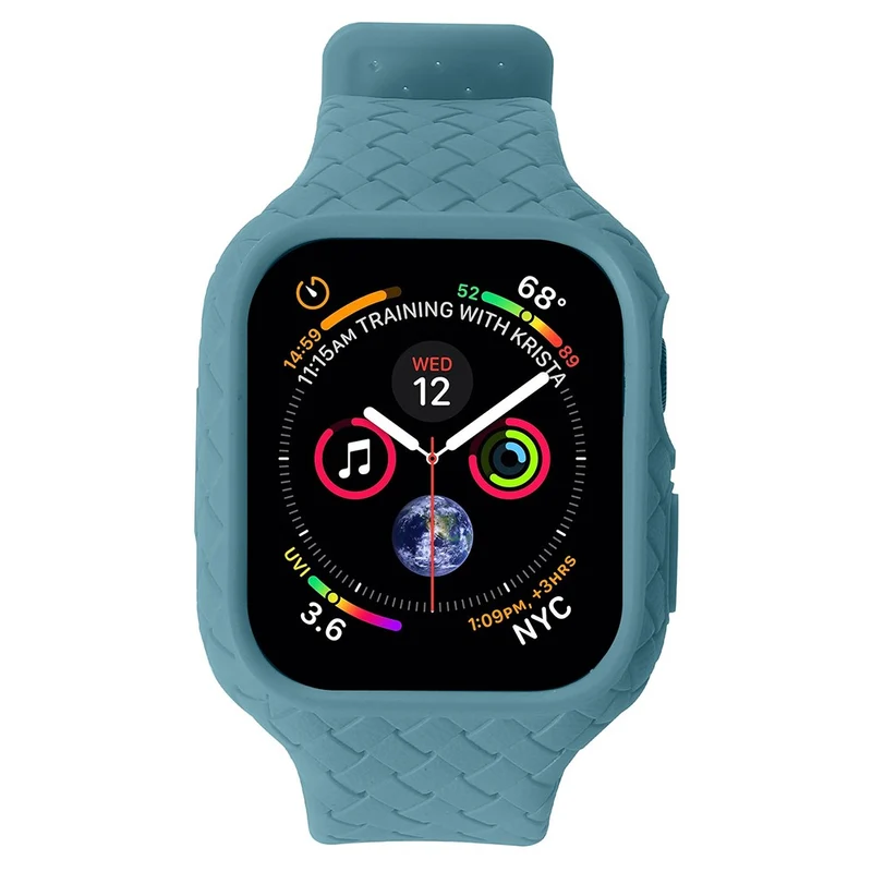 Apple Watch Series 8 (41mm) woven style strap with cover