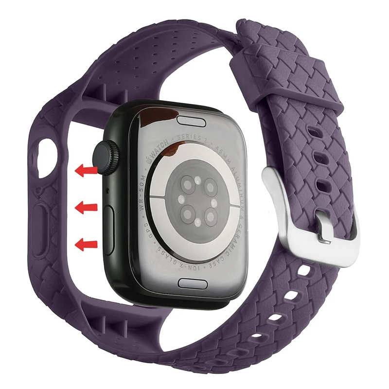 Apple Watch Series 8 (41mm) woven style strap with cover
