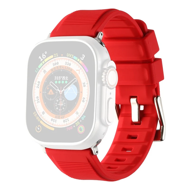 Apple Watch Series 8 (41mm) stripe surface style silicone strap