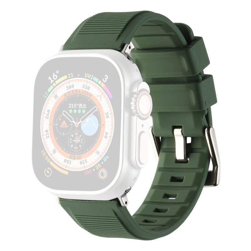 Apple Watch Series 8 (41mm) stripe surface style silicone strap