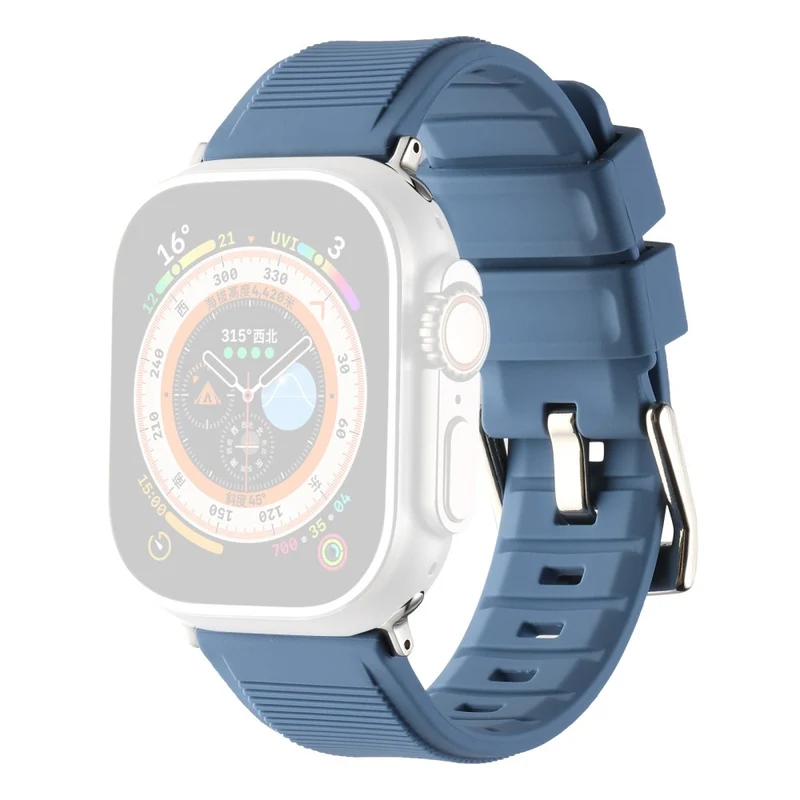 Apple Watch Series 8 (41mm) stripe surface style silicone strap