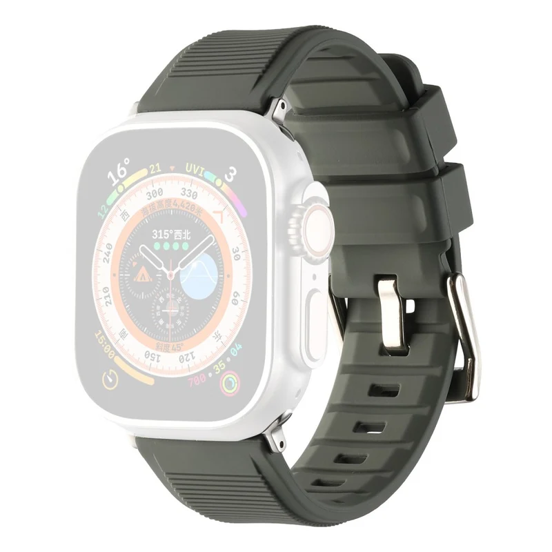 Apple Watch Series 8 (41mm) stripe surface style silicone strap