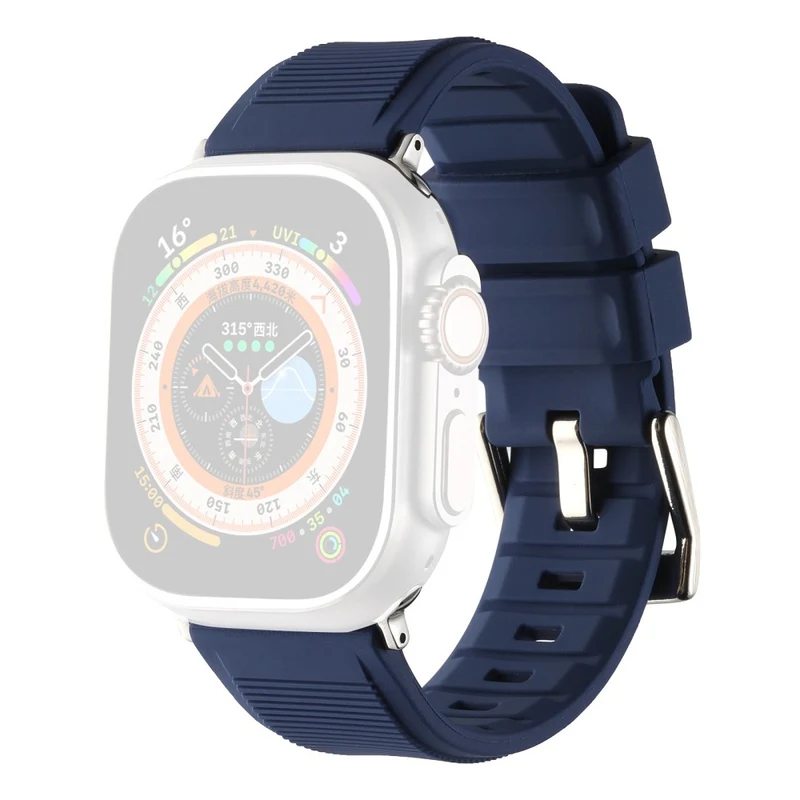 Apple Watch Series 8 (41mm) stripe surface style silicone strap