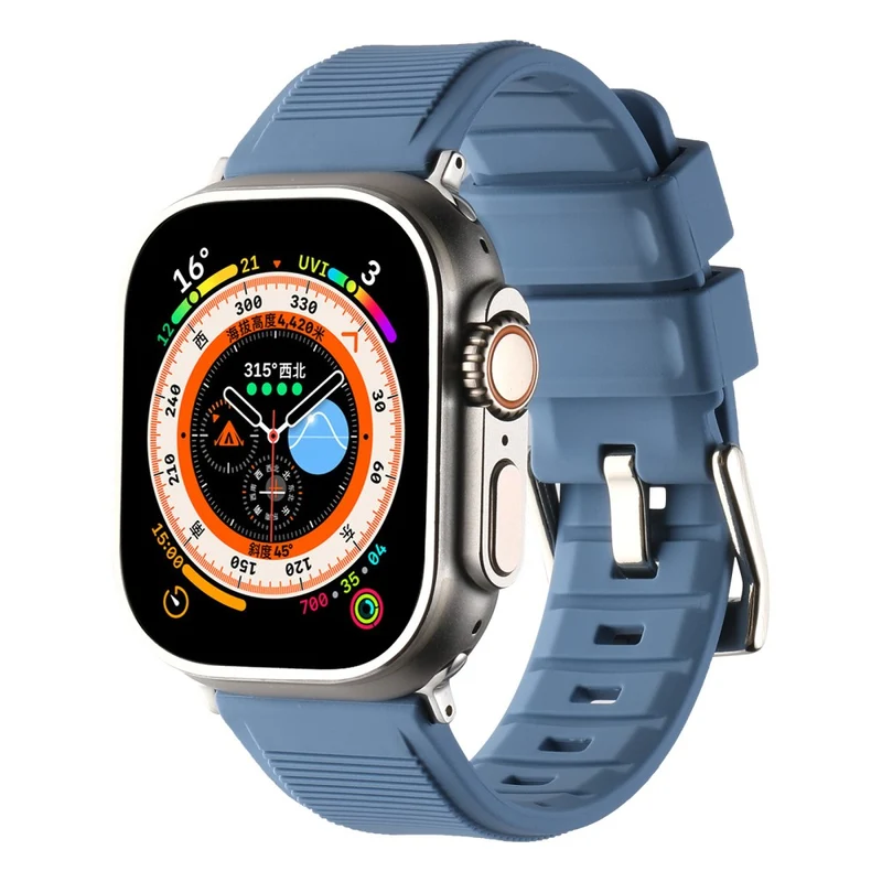 Apple Watch Series 8 (41mm) stripe surface style silicone strap