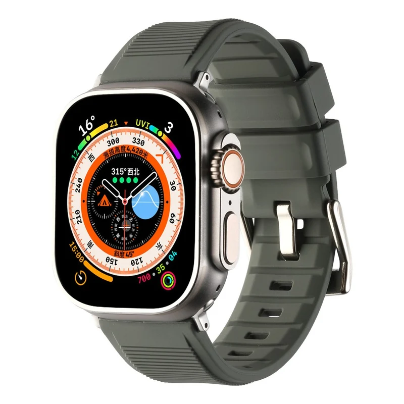 Apple Watch Series 8 (41mm) stripe surface style silicone strap