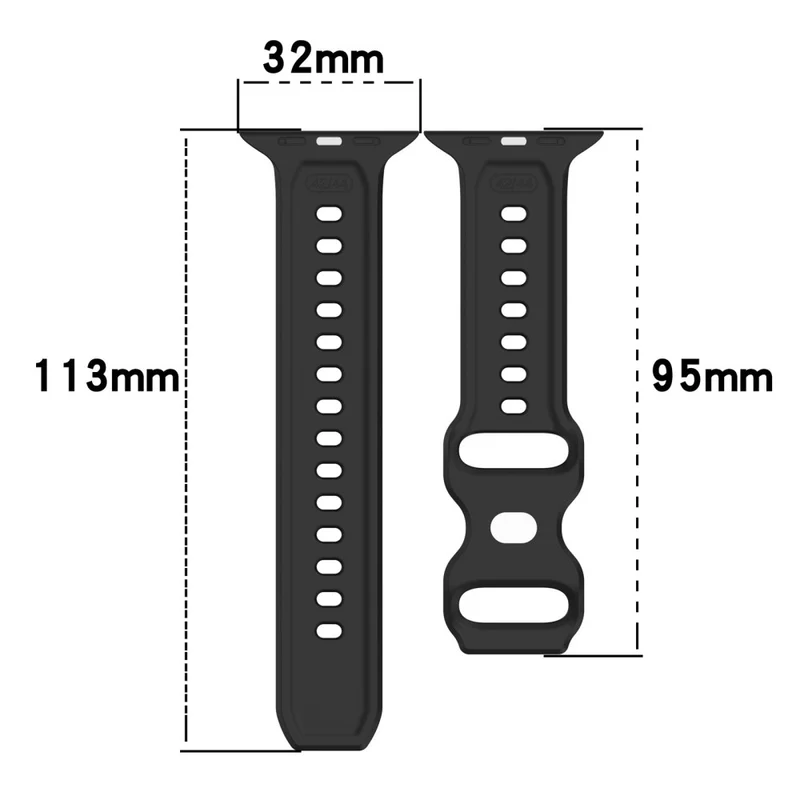 Apple Watch Series 8 (41mm) dot surface style silicone strap